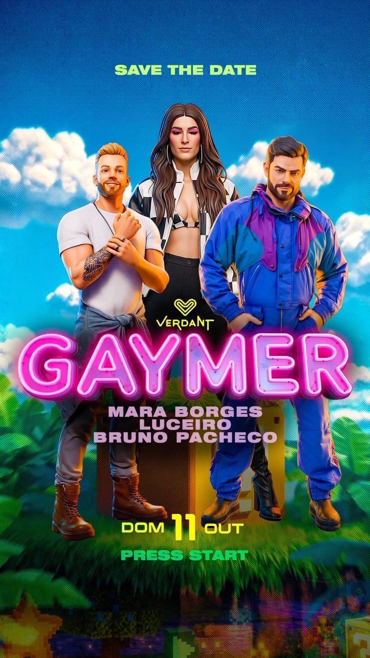 Cartaz da festa GAYMER